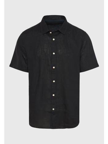 garment dyed κοντομάνικο λινό πουκάμισο - the essentials