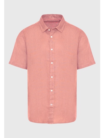 garment dyed κοντομάνικο λινό πουκάμισο - the essentials