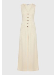 lyocell blend ολόσωμη φόρμα με τσέπες