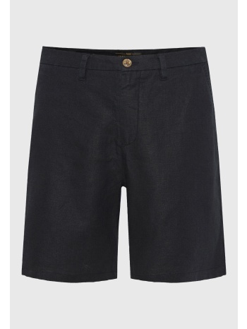 ανδρική comfort fit λινή βερμούδα