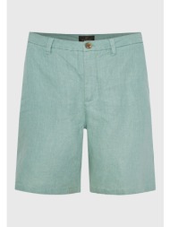 ανδρική comfort fit λινή βερμούδα