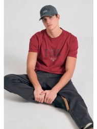 t-shirt με branded τύπωμα από οργανικό βαμβάκι