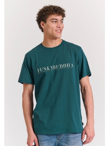 t-shirt με branded τύπωμα στο στήθος