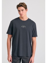 relaxed fit t-shirt με text artwork τύπωμα στην πλάτη