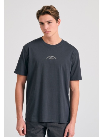 relaxed fit t-shirt με text artwork τύπωμα στην πλάτη