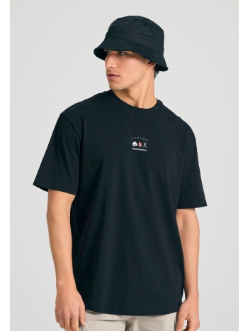 t-shirt με text artwork τύπωμα στην πλάτη