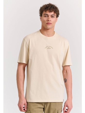 relaxed fit t-shirt με text artwork τύπωμα στην πλάτη