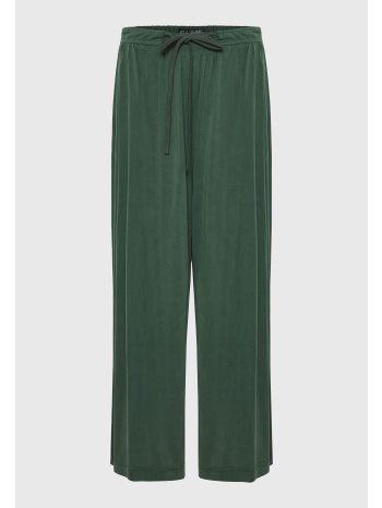 wide leg παντελόνα με δέσιμο με κορδόνι