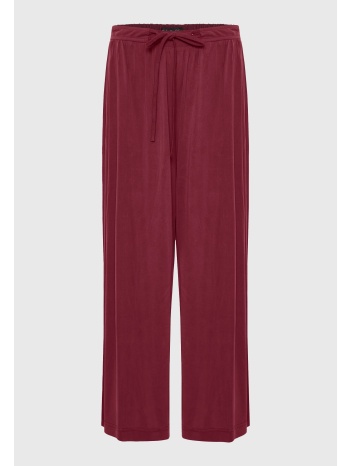 wide leg παντελόνα με δέσιμο με κορδόνι