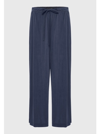 wide leg παντελόνα με δέσιμο με κορδόνι