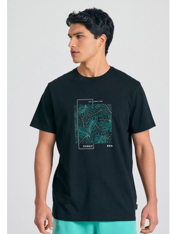 t-shirt με abstract frame τύπωμα