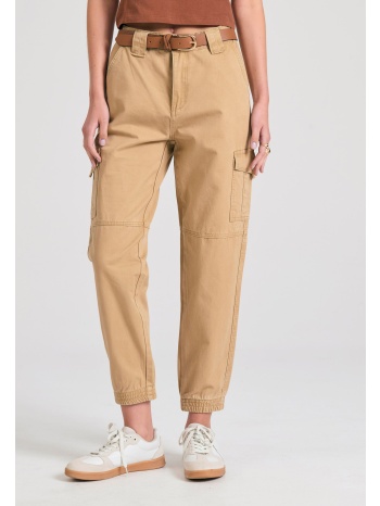 γυναικείο garment dyed cargo παντελόνι