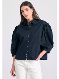 γυναικείο oversized πουκάμισο με puffer μανίκια