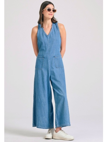 lyocell blend τζιν ολόσωμη φόρμα