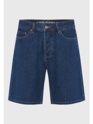 ανδρική comfort fit τζιν βερμούδα