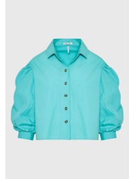γυναικείο oversized πουκάμισο με puffer μανίκια
