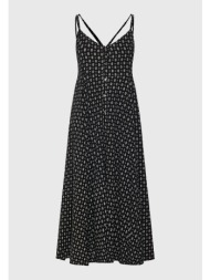 linen blend εμπριμέ μάξι ...