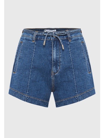 γυναικείο σορτς με διακοσμητικές ραφές