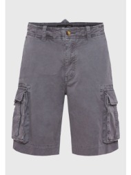 loose fit garment dyed cargo βερμούδα