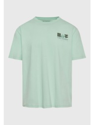 organic cotton relaxed t-shirt με abstract τύπωμα