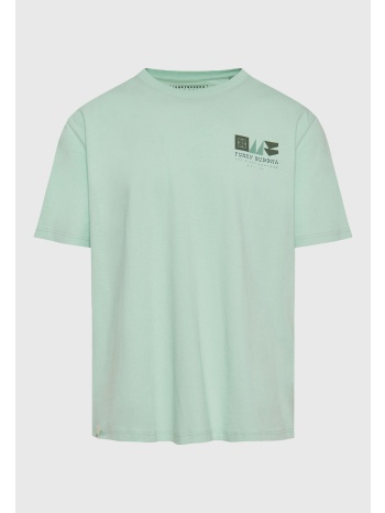 organic cotton relaxed t-shirt με abstract τύπωμα