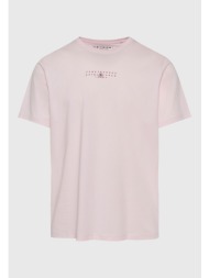 organic cotton t-shirt με vintage φλοράλ τύπωμα