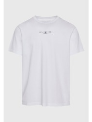 organic cotton t-shirt με vintage φλοράλ τύπωμα