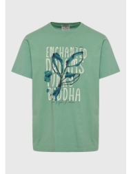 t-shirt με photographic τύπωμα από οργανικό βαμβάκι