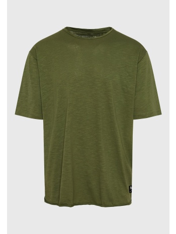 relaxed fit t-shirt με raw edges