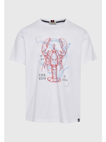 t-shirt με abstract graphic τύπωμα