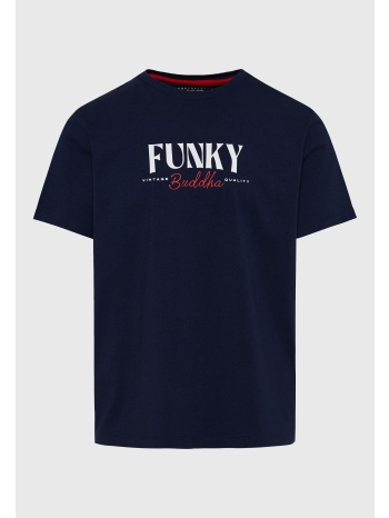 t-shirt με branded τύπωμα στο στήθος