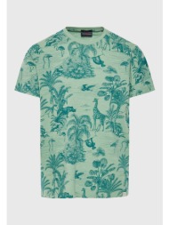 ανδρικό t-shirt με exotic all over τύπωμα