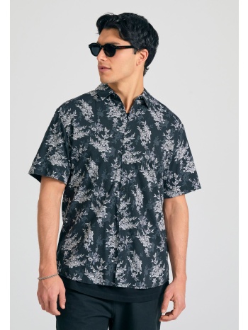 relaxed fit πουκάμισο με floral print