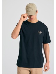 relaxed fit t-shirt με text artwork τύπωμα στην πλάτη