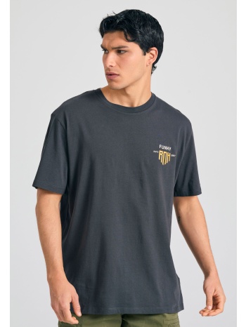 relaxed t-shirt με graphic τύπωμα στην πλάτη