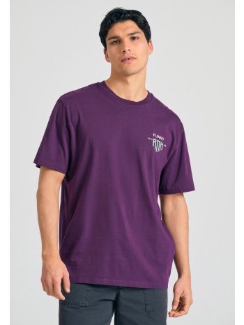 relaxed t-shirt με graphic τύπωμα στην πλάτη