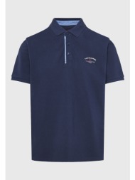 πόλο μπλούζα με τυπωμένο artwork στο στήθος