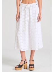 μίντι embroidery φούστα σε γραμμή άλφα