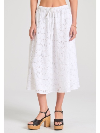 μίντι embroidery φούστα σε γραμμή άλφα