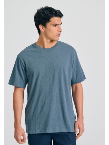 relaxed fit linen blend t-shirt