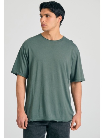 relaxed fit t-shirt με raw edges