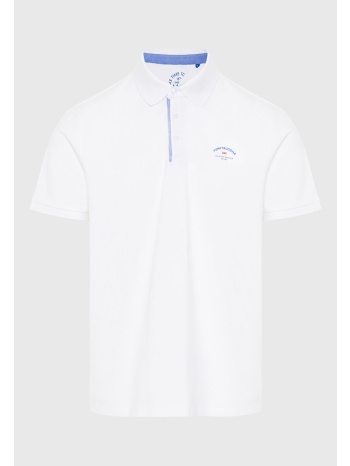 πόλο μπλούζα με τυπωμένο artwork στο στήθος