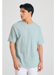 relaxed fit linen blend t-shirt