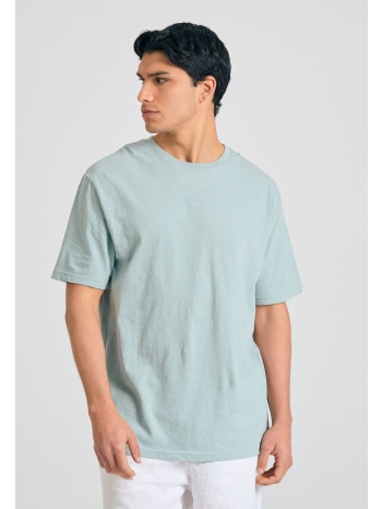 relaxed fit linen blend t-shirt