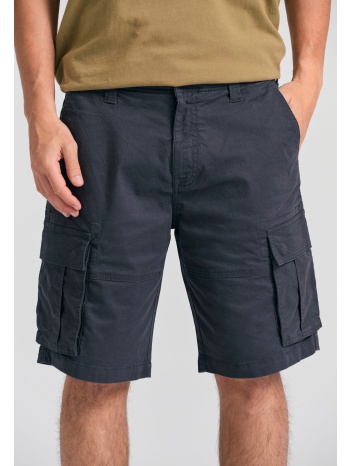 loose fit cargo βερμούδα σε ζακάρ ύφανση