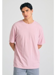 relaxed fit linen blend t-shirt