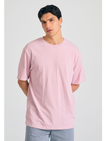 relaxed fit linen blend t-shirt