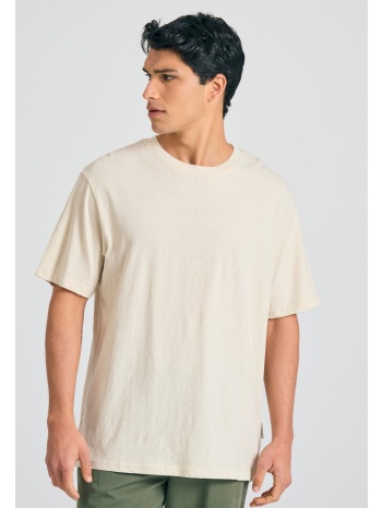 relaxed fit linen blend t-shirt