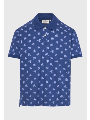 polo μπλούζα με all over τύπωμα