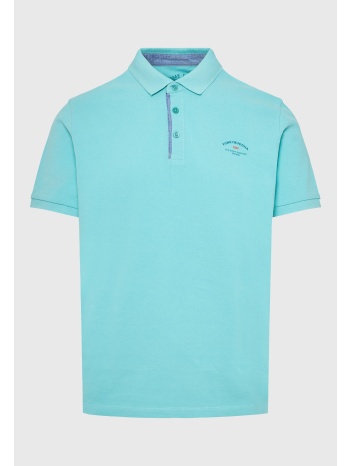 πόλο μπλούζα με τυπωμένο artwork στο στήθος